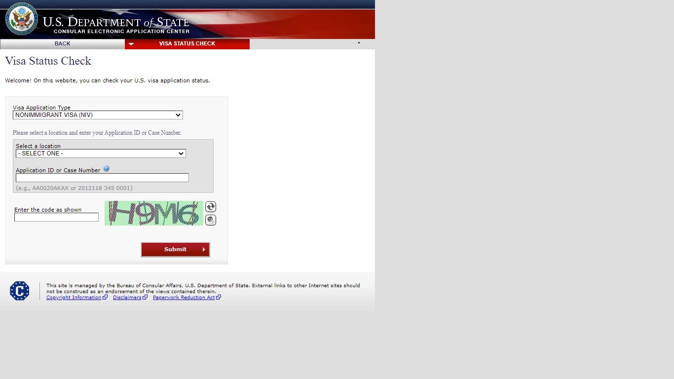 Visa Status Check - United States Department of State